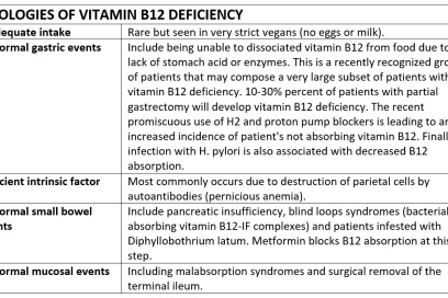 what blocks b12 absorption